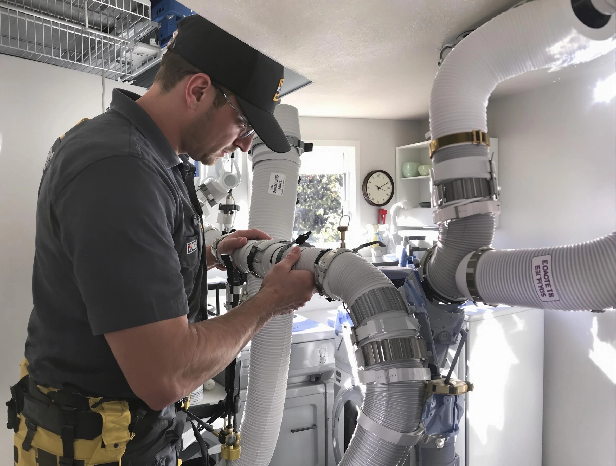 Dryer Vent Hose Installation in Huntington Beach
