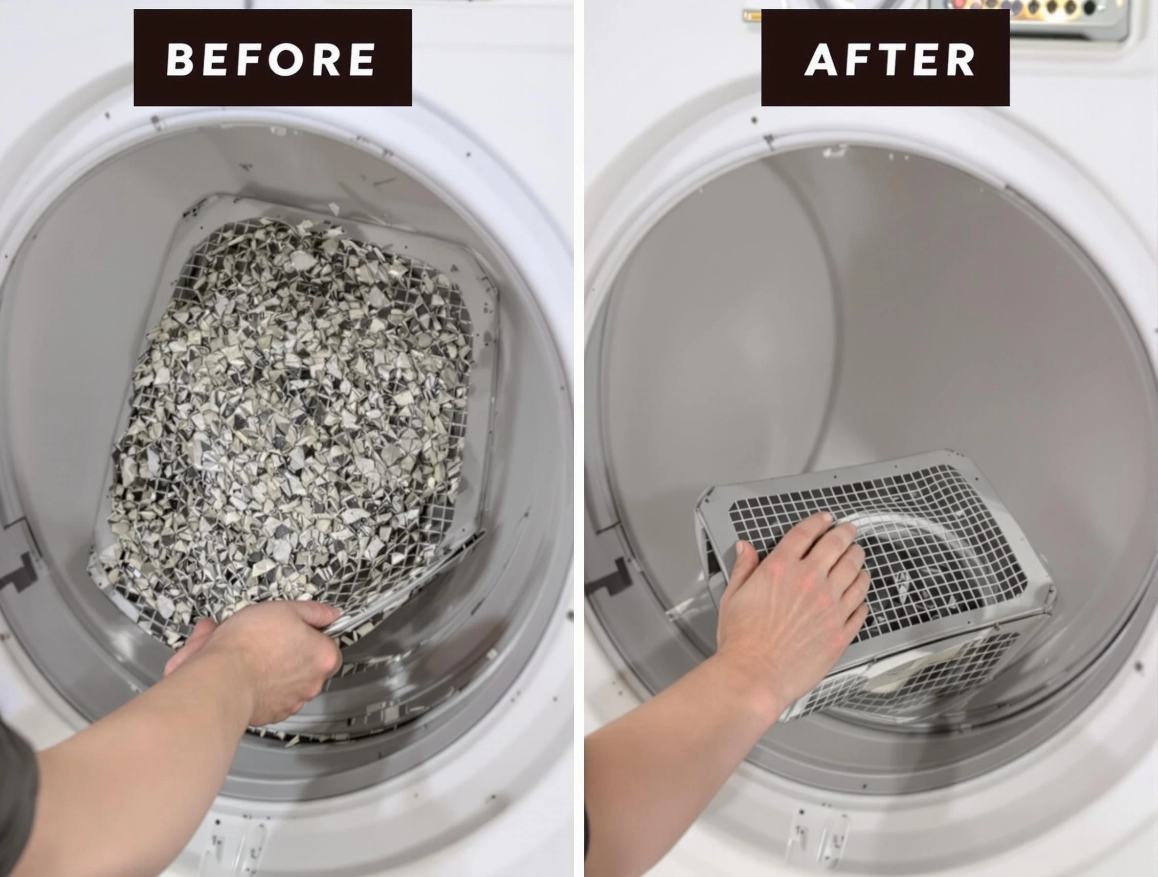 Professional lint trap cleaning by Huntington Beach Dryer Vent Cleaning in Huntington Beach