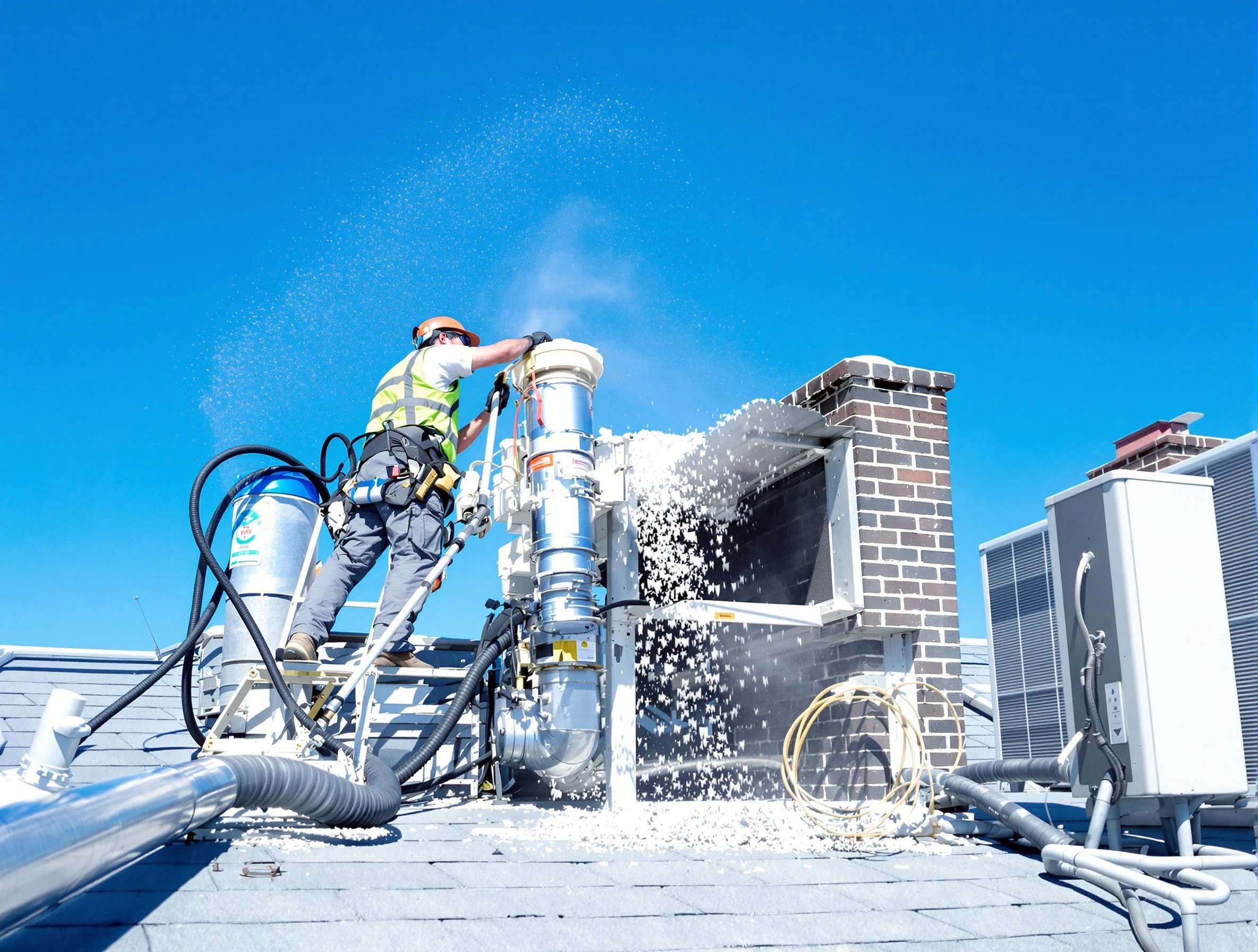 Expert roof dryer vent cleaning by Huntington Beach Dryer Vent Cleaning in Huntington Beach
