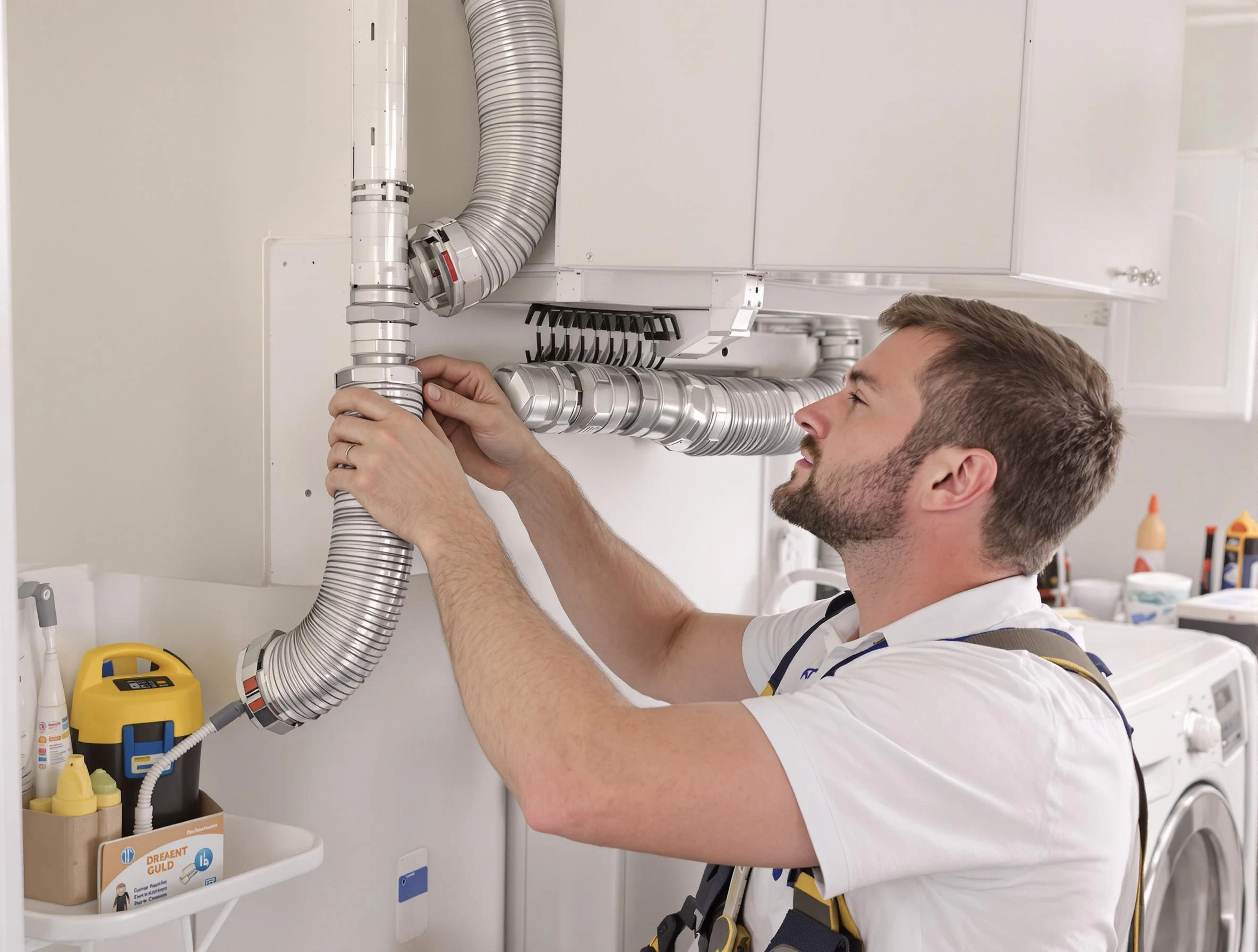 Professional dryer vent repair and installation by Huntington Beach Dryer Vent Cleaning in Huntington Beach
