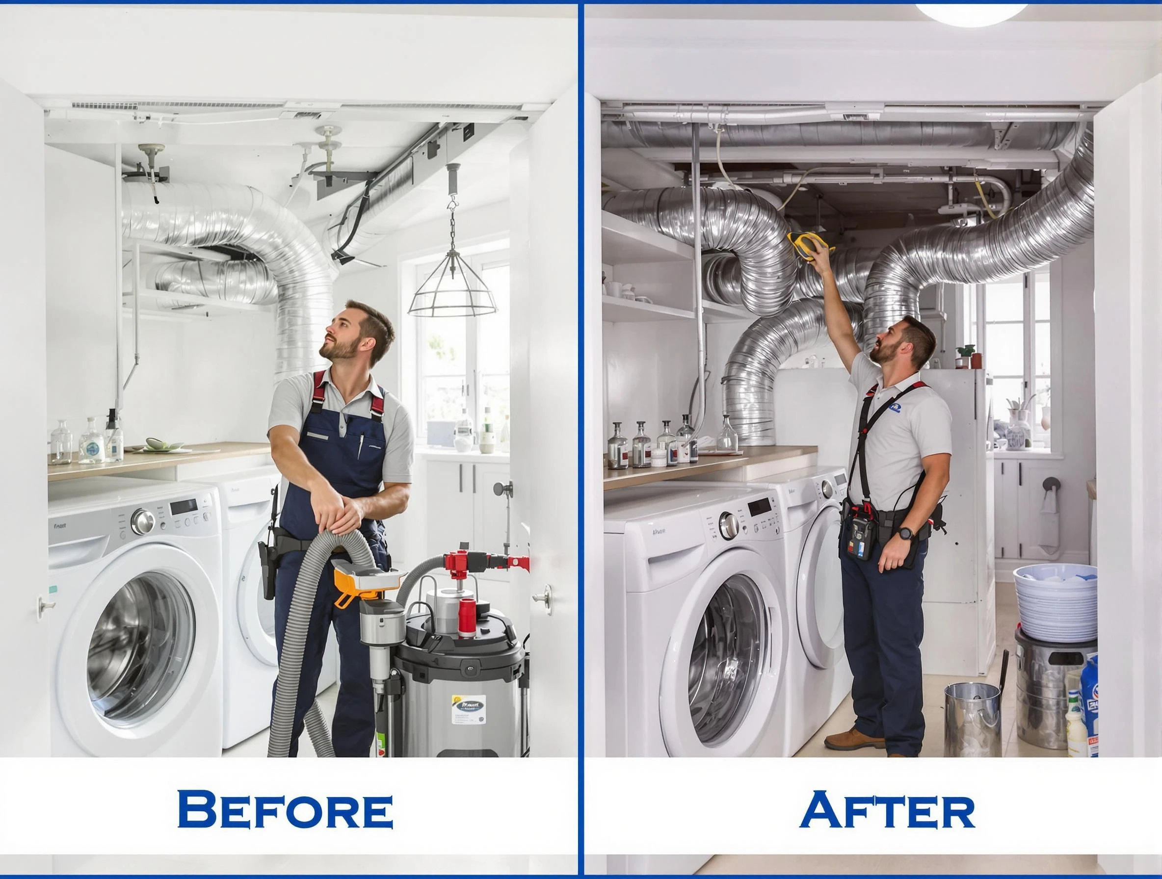 Expert gas dryer vent cleaning by Huntington Beach Dryer Vent Cleaning in Huntington Beach