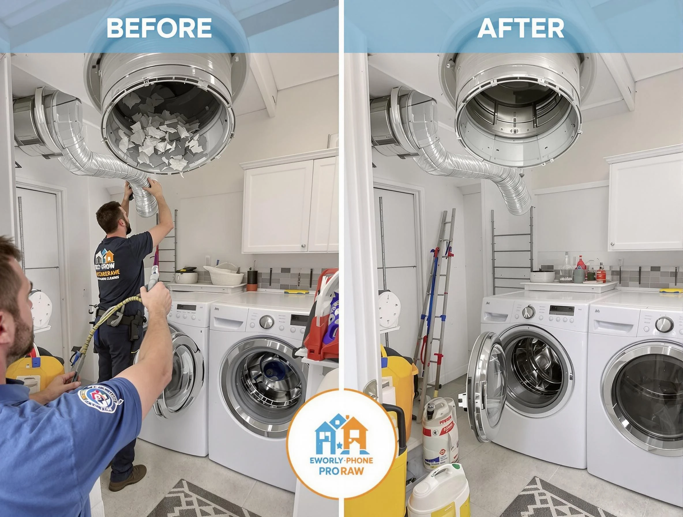 Residential dryer vent cleaning by Huntington Beach Dryer Vent Cleaning in Huntington Beach